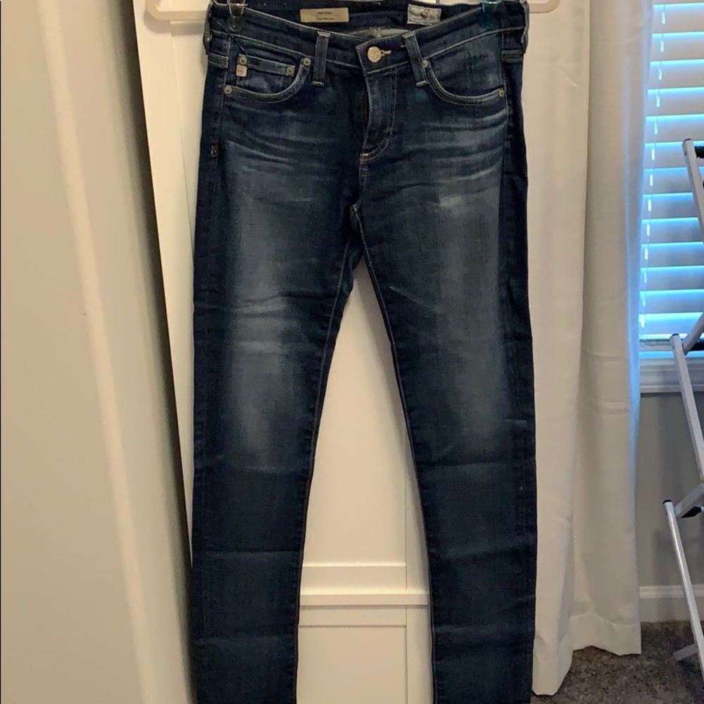 AG medium wash jeans